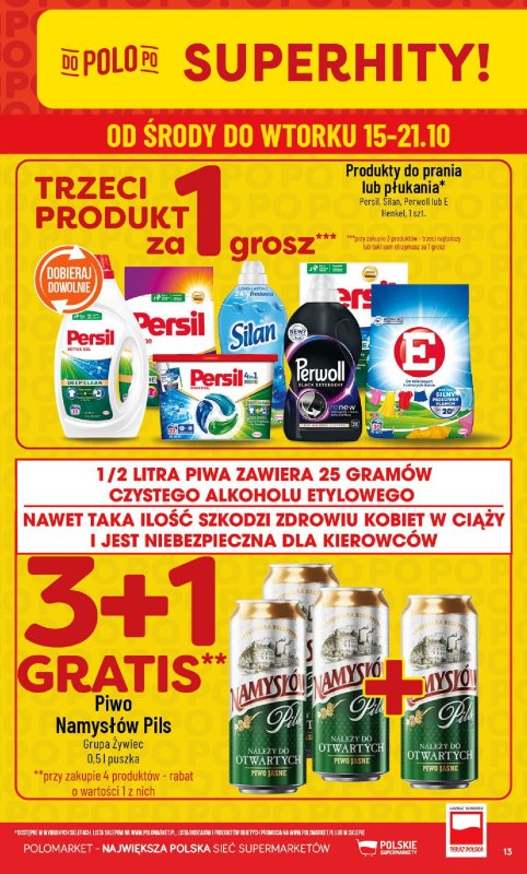POLOmarket - gazetka promocyjna Gazetka od środy 15.10 do wtorku 21.10 - strona 13