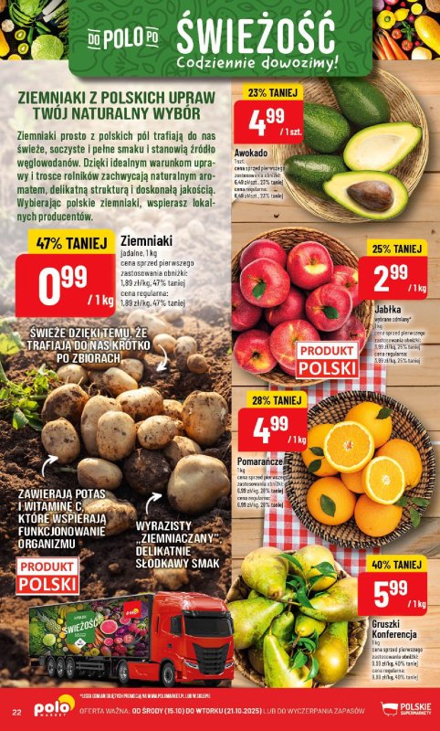 POLOmarket - gazetka promocyjna Gazetka od środy 15.10 do wtorku 21.10 - strona 22