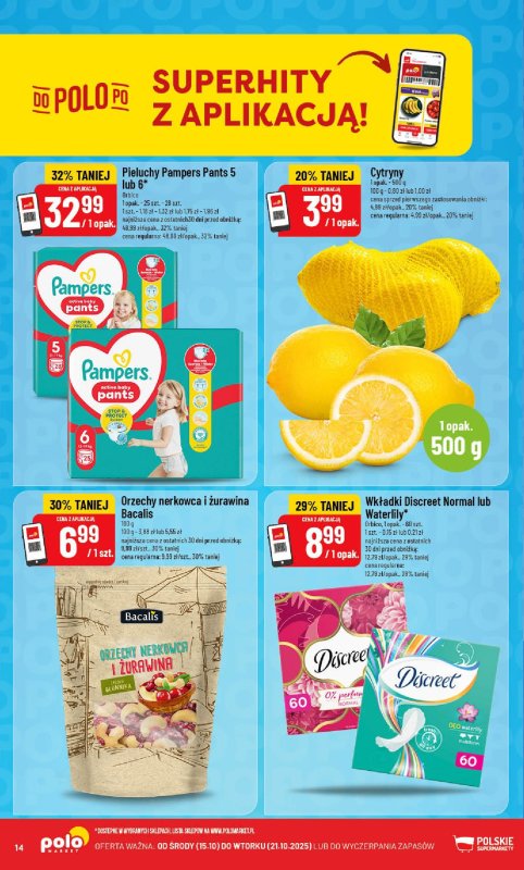 POLOmarket - gazetka promocyjna Gazetka od środy 15.10 do wtorku 21.10 - strona 14