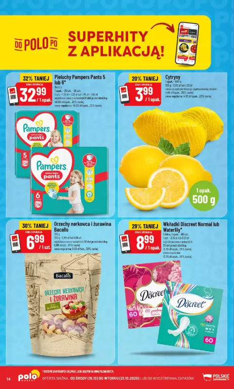 POLOmarket - gazetka promocyjna Gazetka od środy 15.10 do wtorku 21.10 - strona 14