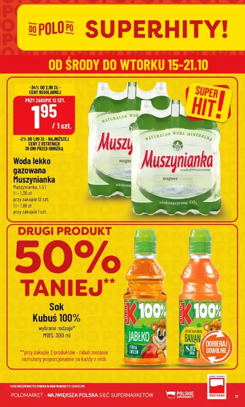 POLOmarket - gazetka promocyjna Gazetka od środy 15.10 do wtorku 21.10 - strona 11