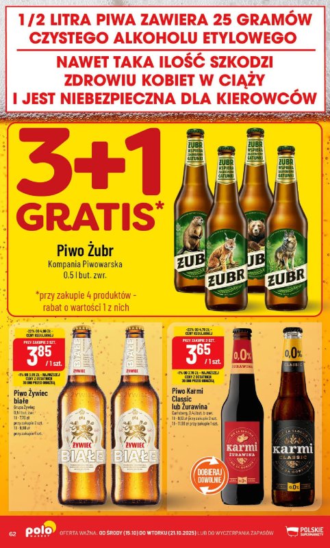 POLOmarket - gazetka promocyjna Gazetka od środy 15.10 do wtorku 21.10 - strona 62