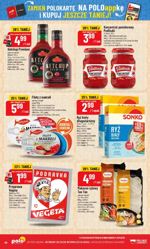 POLOmarket - gazetka promocyjna Gazetka od środy 15.10 do wtorku 21.10 - strona 48