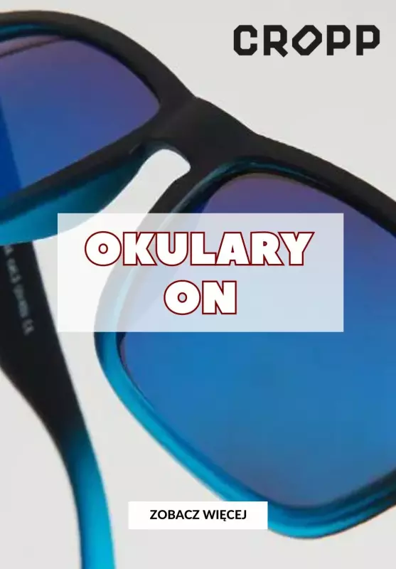 Cropp - gazetka promocyjna Okulary przeciwsłoneczne: modny dodatek na majówkę  