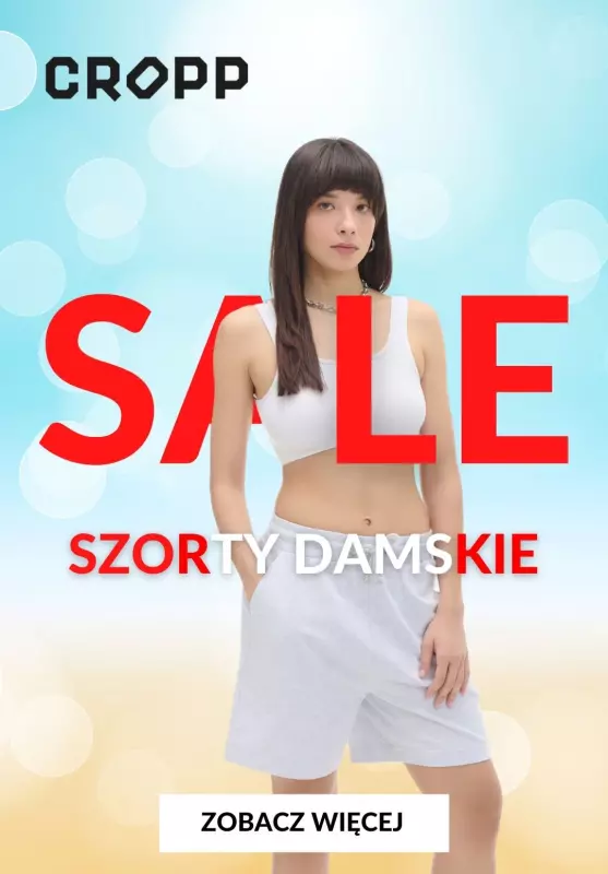 Cropp - gazetka promocyjna Szorty damskie z wyprzedaży od środy 10.07 