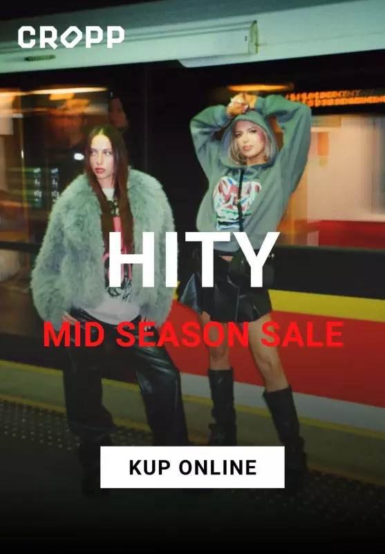 Cropp - gazetka promocyjna HITY mid season sale dla niej od środy 16.10 