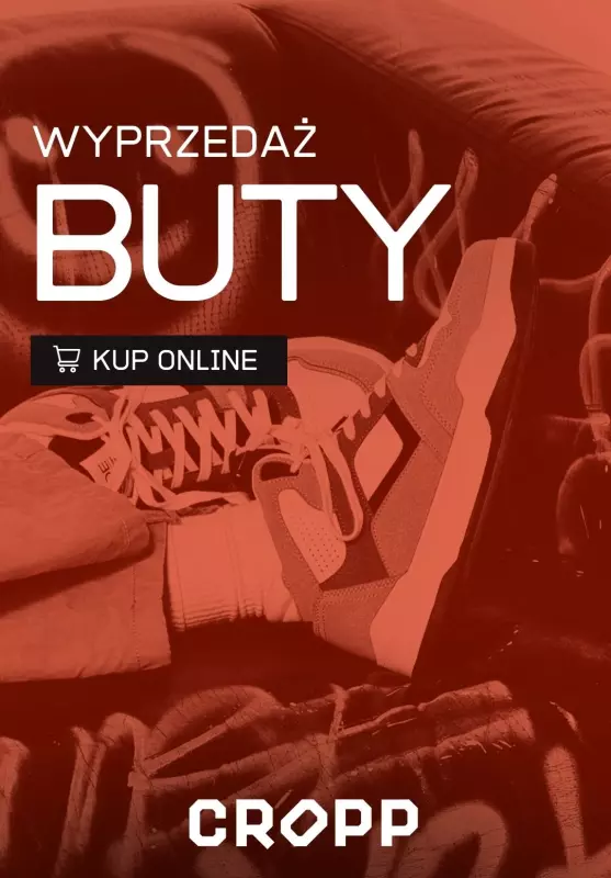 Cropp - gazetka promocyjna WYPRZEDAŻ - Buty od wtorku 21.01 