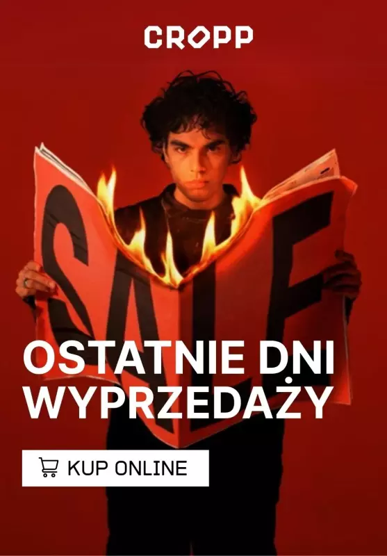 Cropp - gazetka promocyjna Ostatnie dni wyprzedaży! od środy 22.01 