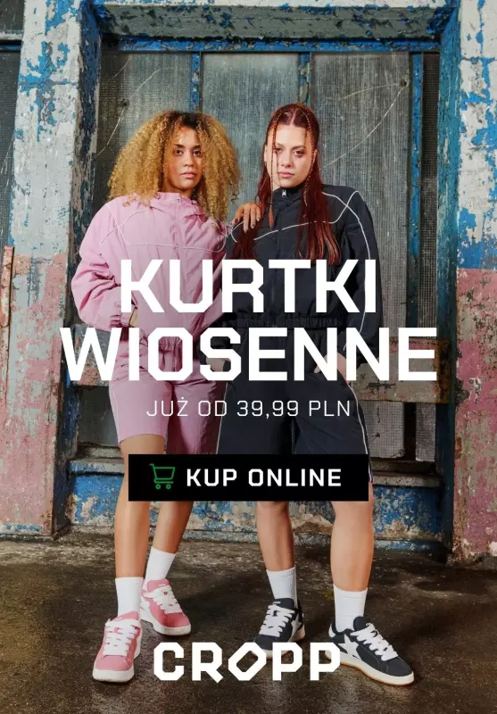 Cropp - gazetka promocyjna Kurtki wiosenne dla Niej od 39,99 PLN od środy 12.03 do wtorku 18.03