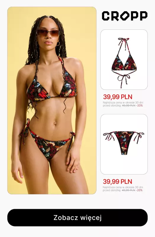 Cropp - gazetka promocyjna SALE - Stroje kąpielowe od czwartku 03.07 do środy 09.07 - strona 6