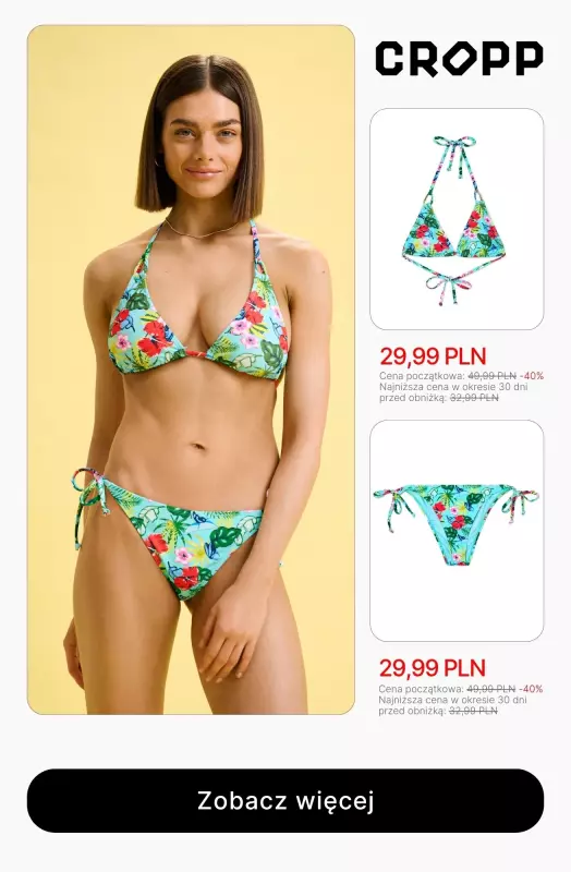 Cropp - gazetka promocyjna SALE - Stroje kąpielowe od czwartku 03.07 do środy 09.07 - strona 7
