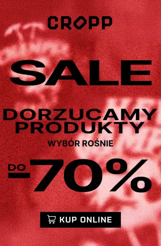 Cropp - gazetka promocyjna SALE do -70% - dorzucamy produkty! od czwartku 17.07 do niedzieli 27.07