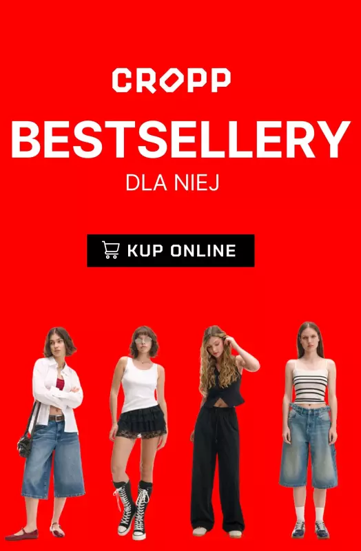 Cropp - gazetka promocyjna Bestsellery dla niej do -70% od środy 30.07 