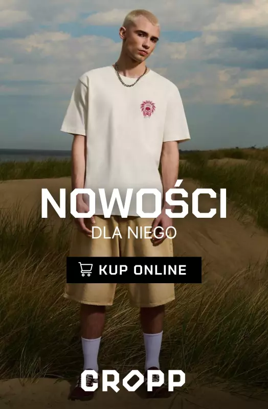 Cropp - gazetka promocyjna Nowości dla Niego od czwartku 31.07 