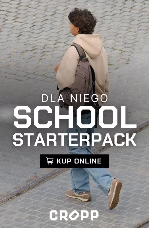 Cropp - gazetka promocyjna School Starterpack dla Niego od wtorku 19.08 