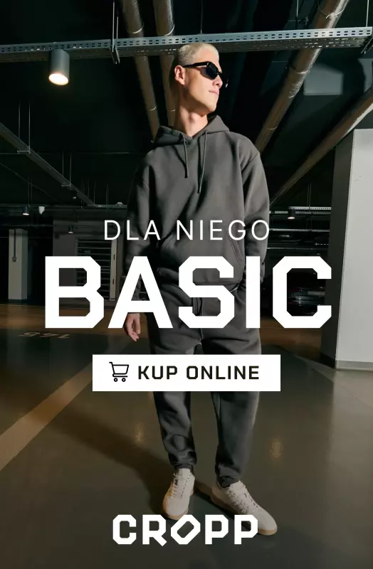 Cropp - gazetka promocyjna Kolekcja Basic dla niego  