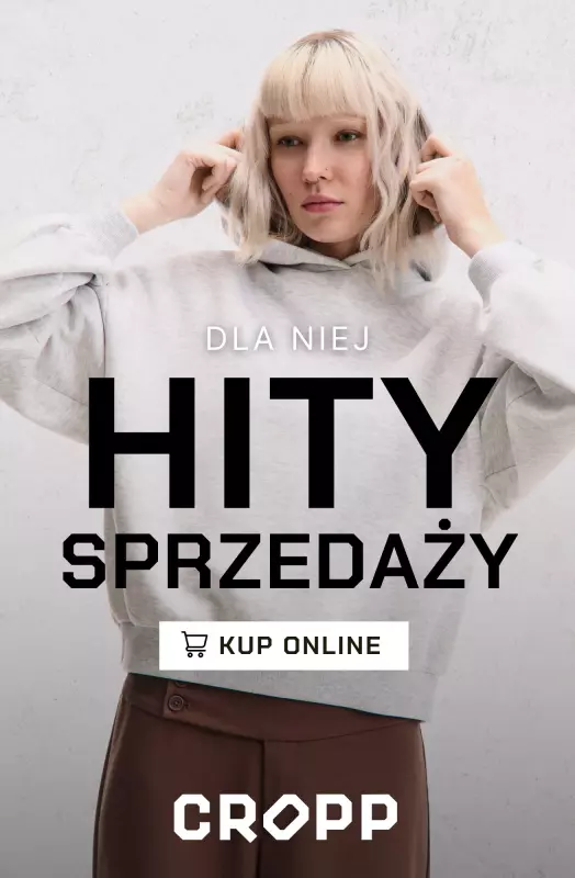 Cropp - gazetka promocyjna HITY sprzedaży dla niej od środy 24.09 