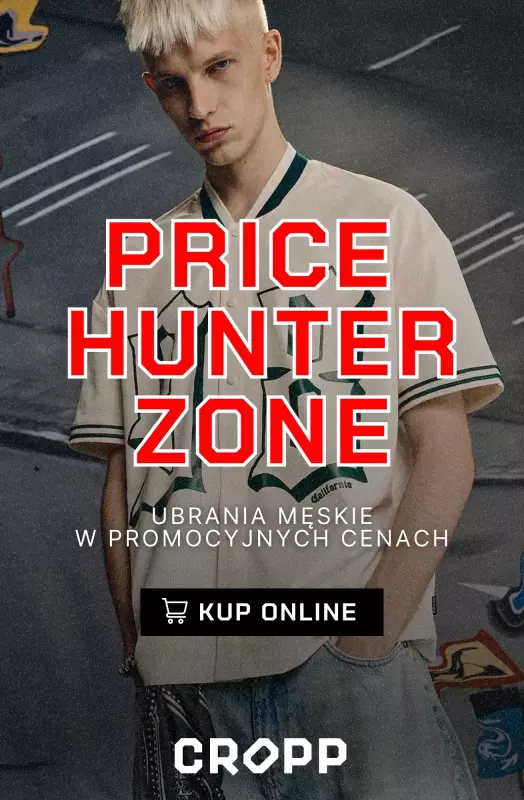 Cropp - gazetka promocyjna Odzież męska w promocyjnych cenach! od środy 01.10 