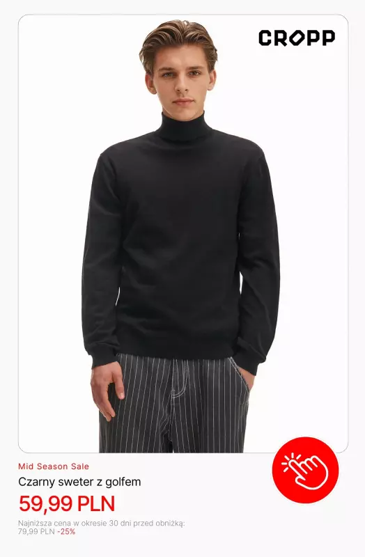 Cropp - gazetka promocyjna Mid Season Sale: dla niego   - strona 2