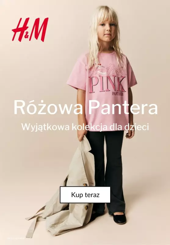 H&M - gazetka promocyjna Różowa Pantera: wyjątkowa dziecięca kolekcja od czwartku 22.02 do środy 28.02