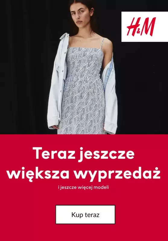 H&M - gazetka promocyjna Jeszcze większa WYPRZEDAŻ od wtorku 25.06 do niedzieli 07.07