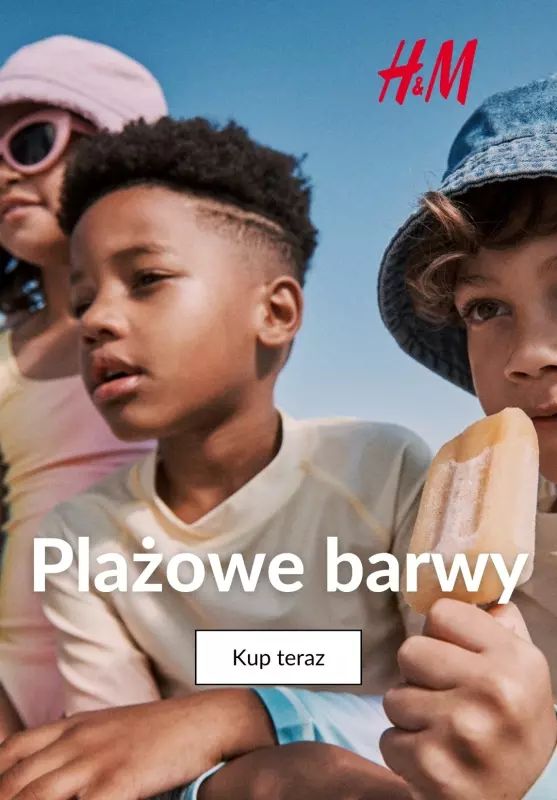 H&M - gazetka promocyjna KIDS: Plażowe barwy od wtorku 09.07 do niedzieli 21.07