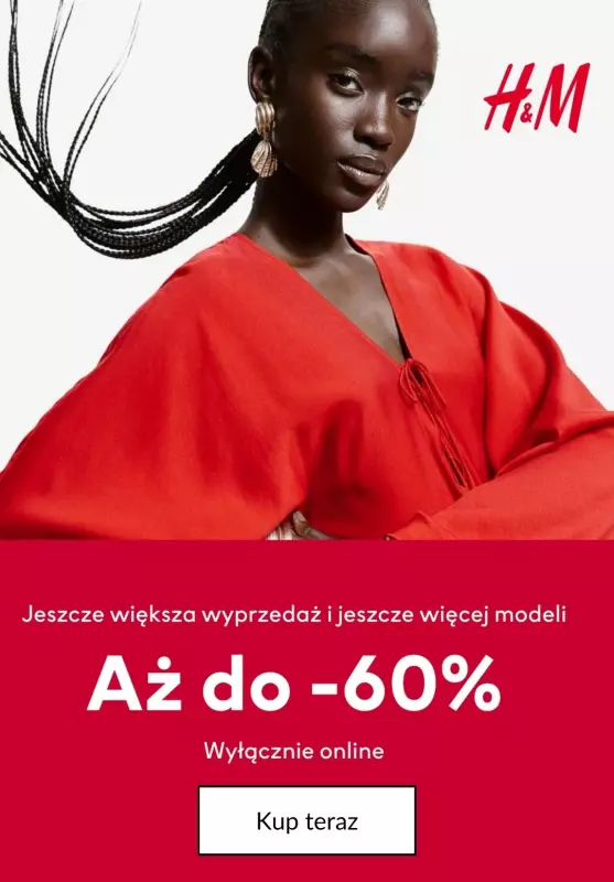 H&M - gazetka promocyjna Jeszcze większa WYPRZEDAŻ od środy 10.07 do wtorku 16.07