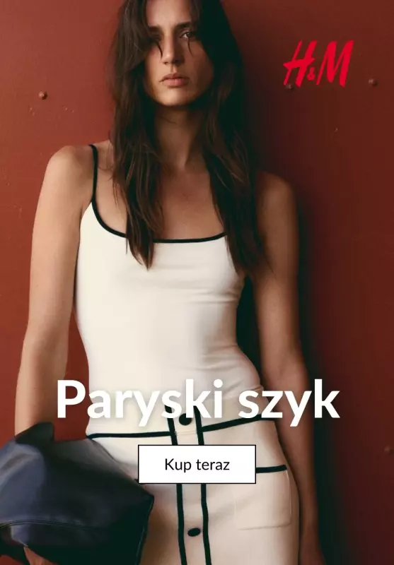 H&M - gazetka promocyjna Paryski szyk od piątku 12.07 do niedzieli 21.07