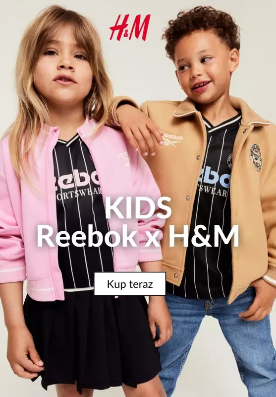 H&M - gazetka promocyjna KIDS: Reebok x H&M od wtorku 03.09 do czwartku 12.09