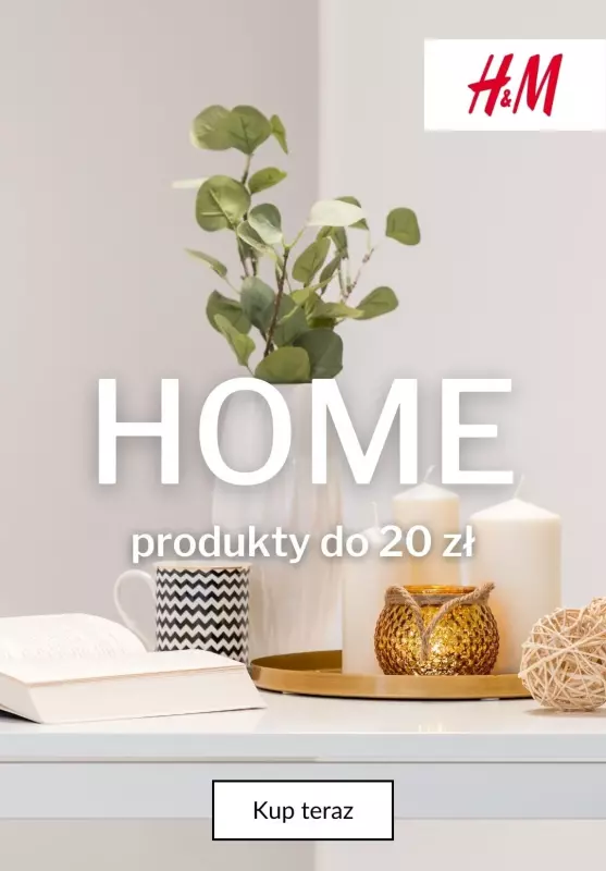 H&M - gazetka promocyjna HOME: produkty do 20 zł od wtorku 10.09 do niedzieli 22.09