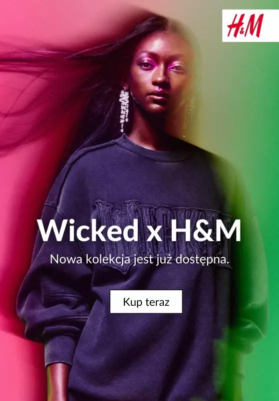 H&M - gazetka promocyjna Kolekcja Wicked x H&M od środy 09.10 do czwartku 17.10