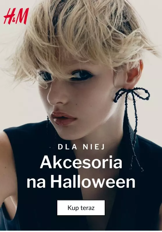 H&M - gazetka promocyjna Akcesoria na Halloween dla niej od wtorku 22.10 do czwartku 31.10