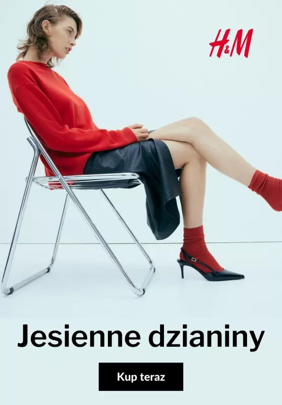 H&M - gazetka promocyjna Jesienne dzianiny od środy 23.10 do niedzieli 03.11