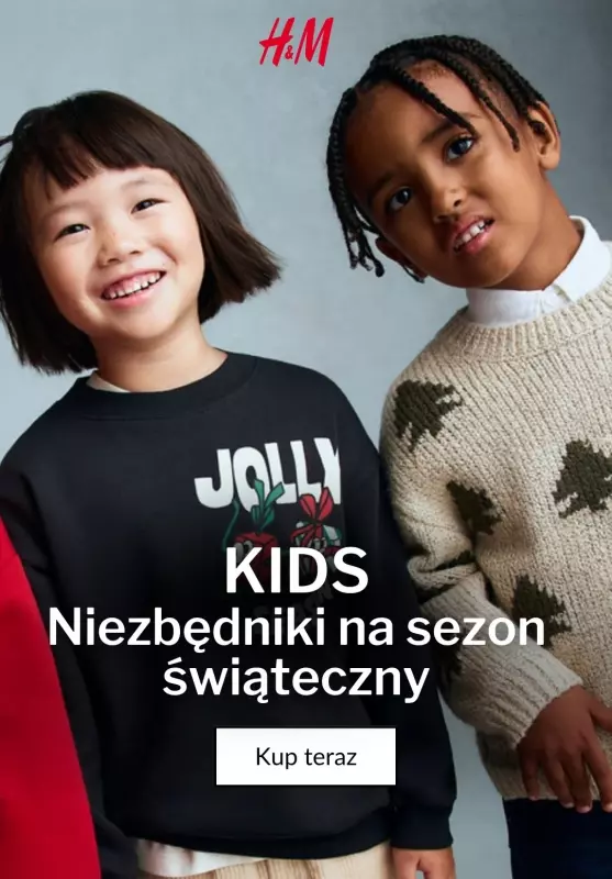 H&M - gazetka promocyjna KIDS: Niezbędniki na sezon świąteczny od czwartku 14.11 do niedzieli 24.11