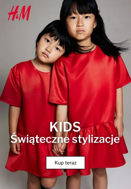 H&M - gazetka promocyjna KIDS: Świąteczne stylizacje od piątku 22.11 do niedzieli 01.12