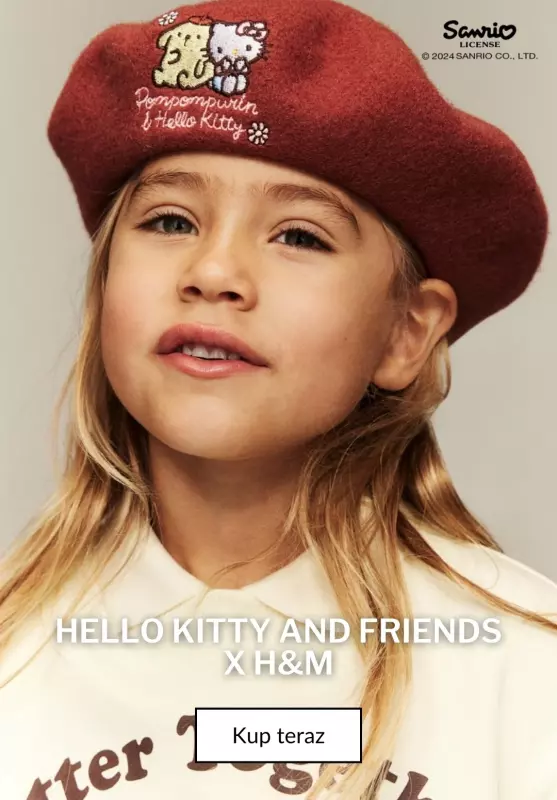 H&M - gazetka promocyjna HELLO KITTY AND FRIENDS X H&M od środy 04.12 do niedzieli 15.12