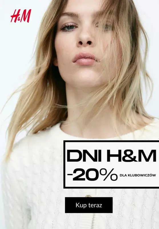 H&M - gazetka promocyjna Dni H&M -20% dla Klubowiczów od piątku 28.02 