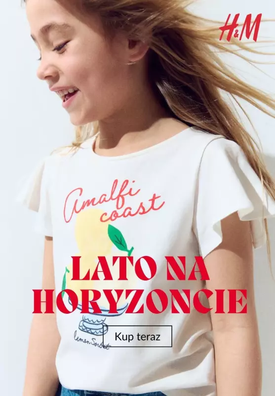 H&M - gazetka promocyjna Lato na horyzoncie - ubranka letnie dla dzieci  