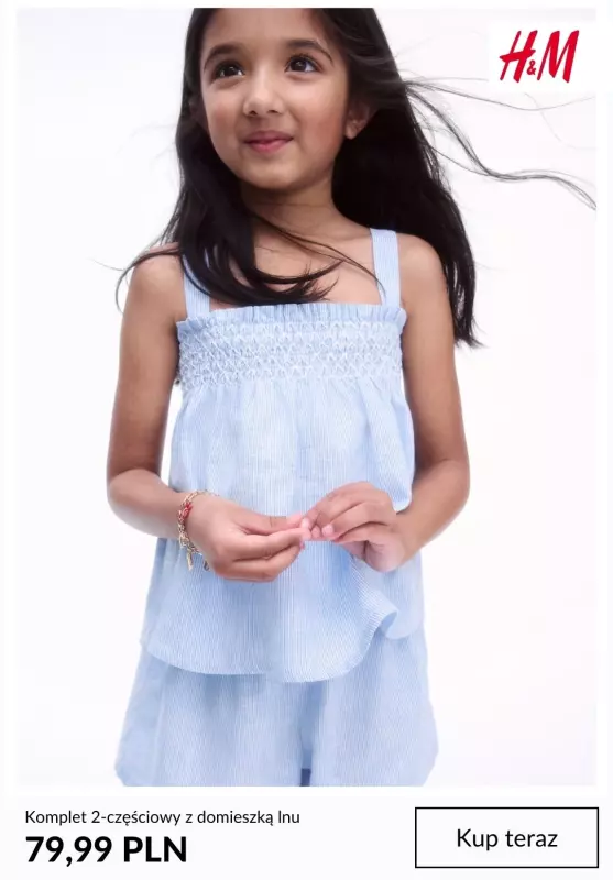 H&M - gazetka promocyjna Lato na horyzoncie - ubranka letnie dla dzieci od poniedziałku 05.05  - strona 6