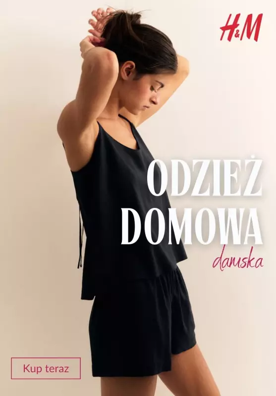 H&M - gazetka promocyjna Damska odzież domowa od poniedziałku 12.05 