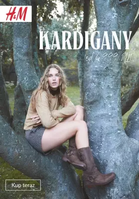 H&M - gazetka promocyjna Kardigany damskie od 49,99 PLN od czwartku 15.05 
