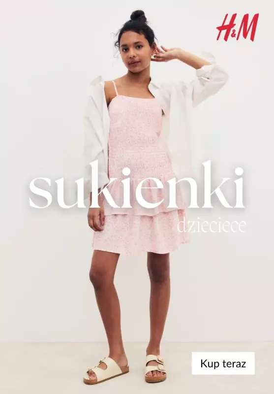 H&M - gazetka promocyjna Sukienki dla nastolatek od poniedziałku 02.06 