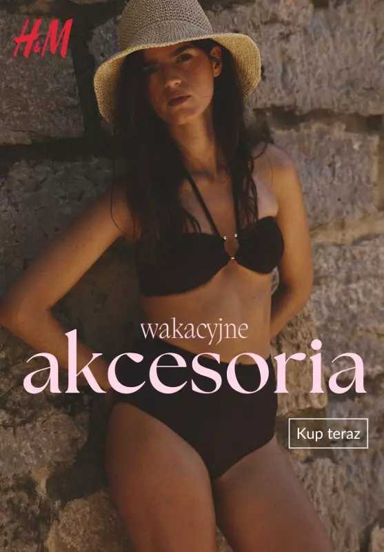 H&M - gazetka promocyjna Wakacyjne akcesoria od piątku 06.06 