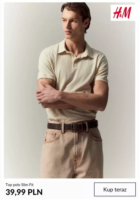 H&M - gazetka promocyjna Męskie koszuli POLO od 39,99 PLN od poniedziałku 09.06  - strona 7