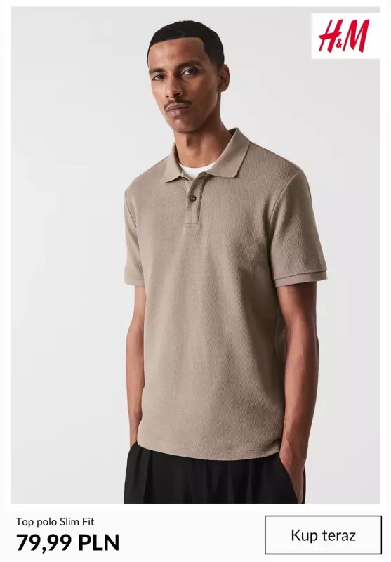 H&M - gazetka promocyjna Męskie koszuli POLO od 39,99 PLN od poniedziałku 09.06  - strona 4