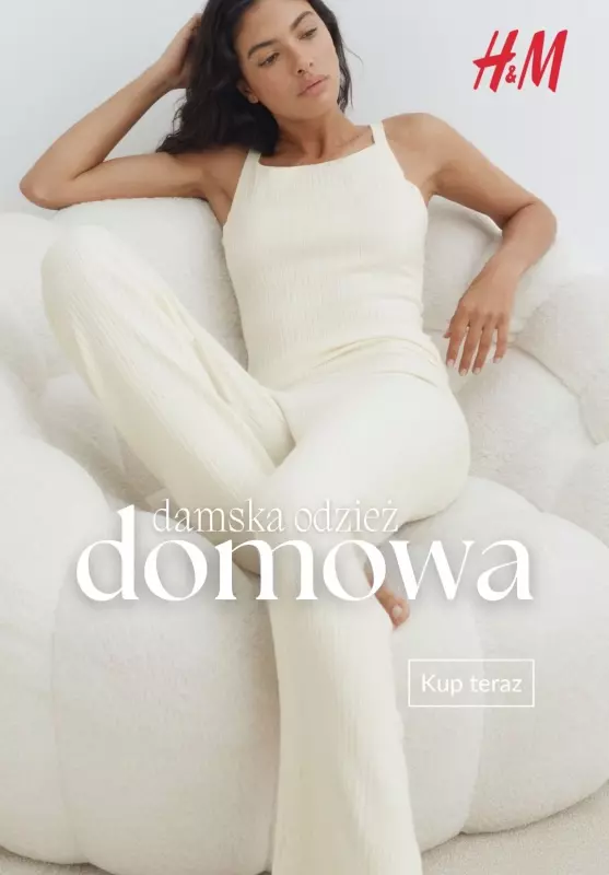 H&M - gazetka promocyjna Damska odzież domowa od wtorku 10.06 