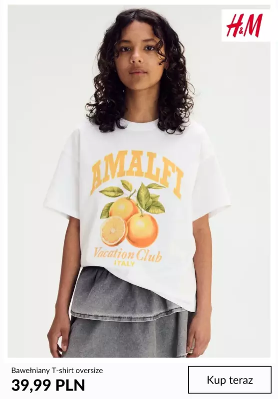 H&M - gazetka promocyjna TOPY dziewczęce od 39,99 PLN   - strona 2