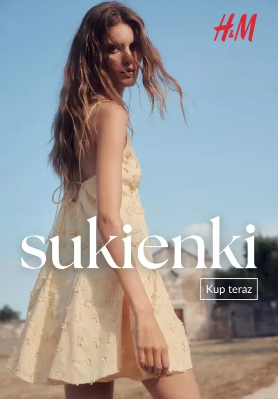 H&M - gazetka promocyjna Sukienki damskie od czwartku 12.06 