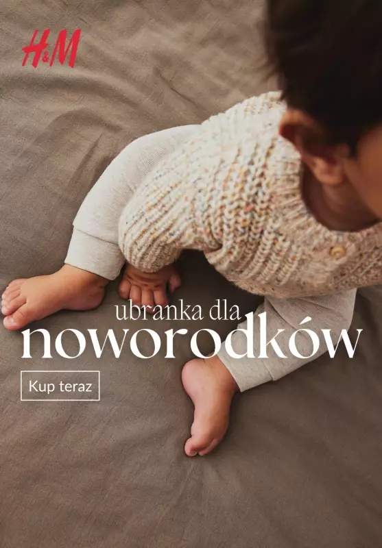 H&M - gazetka promocyjna Ubranka dla noworodków  