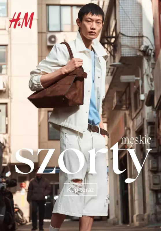 H&M - gazetka promocyjna PROMOCJE - męskie szorty od wtorku 17.06 